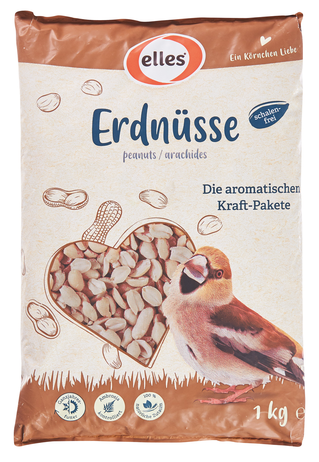 elles - Erdnüsse 1kg - 15 x 1 kg - 1