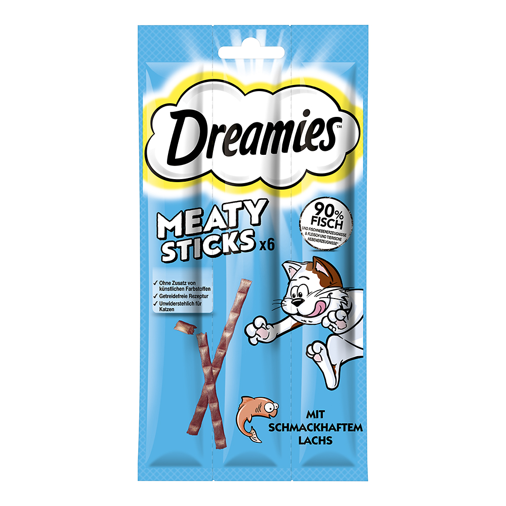 Meaty Sticks 6 Pack mit Lachs