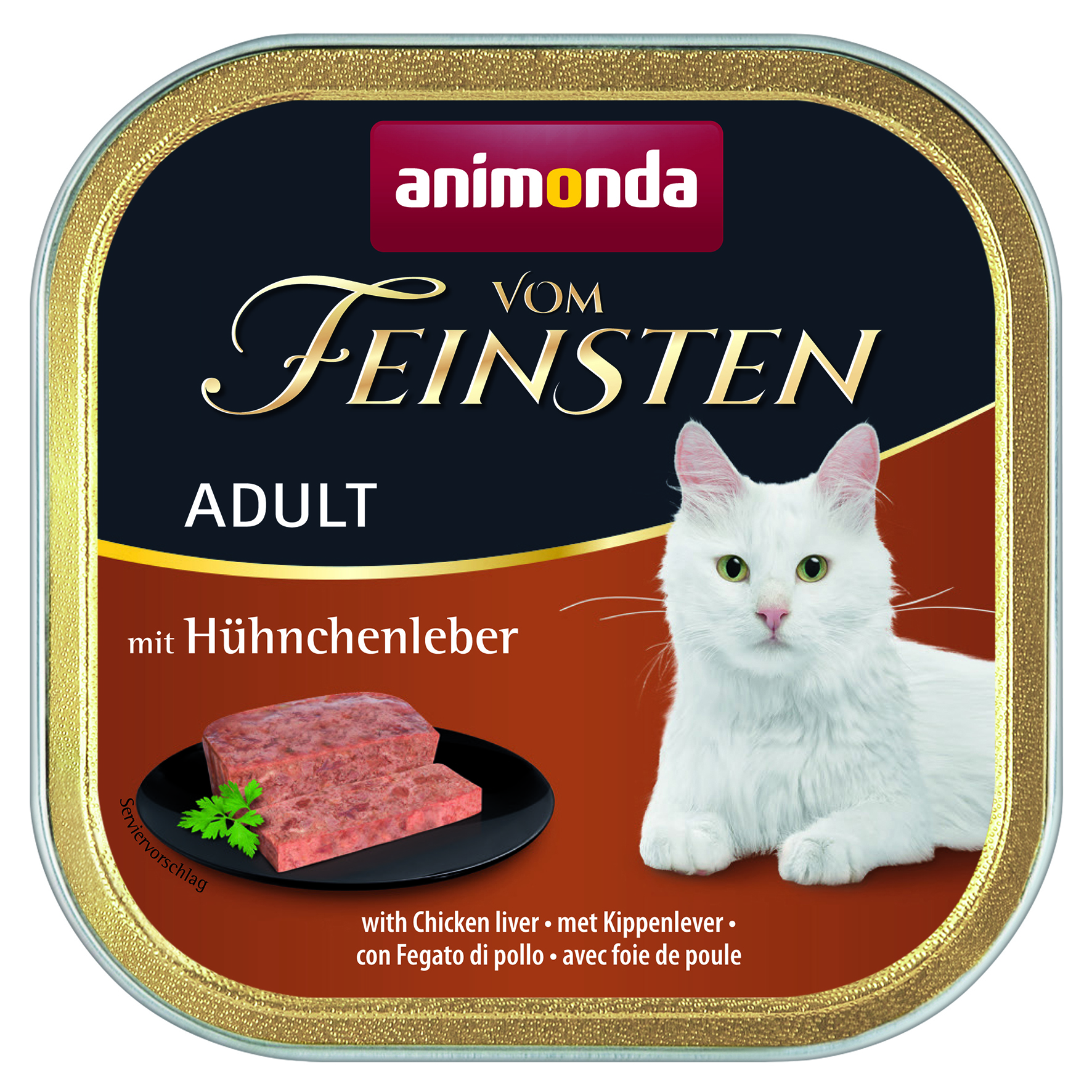 Adult mit Hühnchenleber