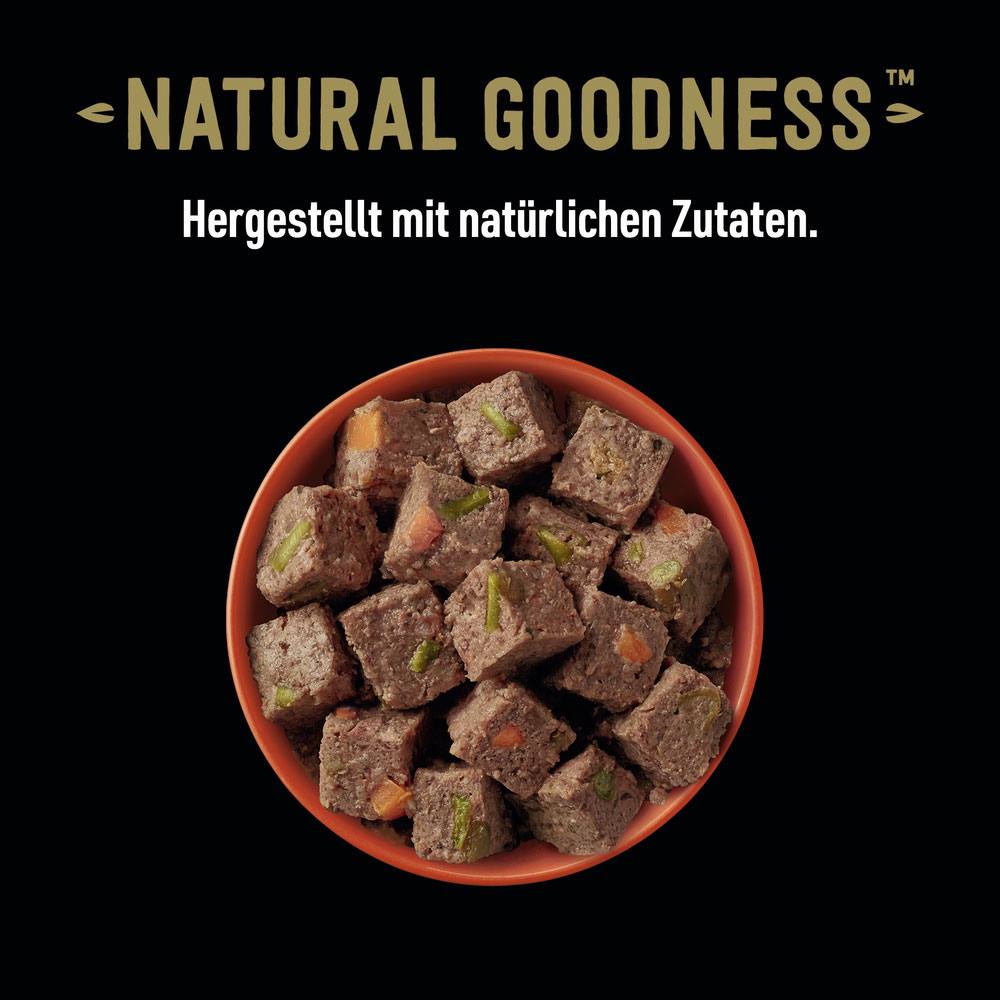 Cesar - Goodness MP Terrine mit Geflügel, Fisch, Rind, getreidefrei - 1 x 2.4 kg - 3