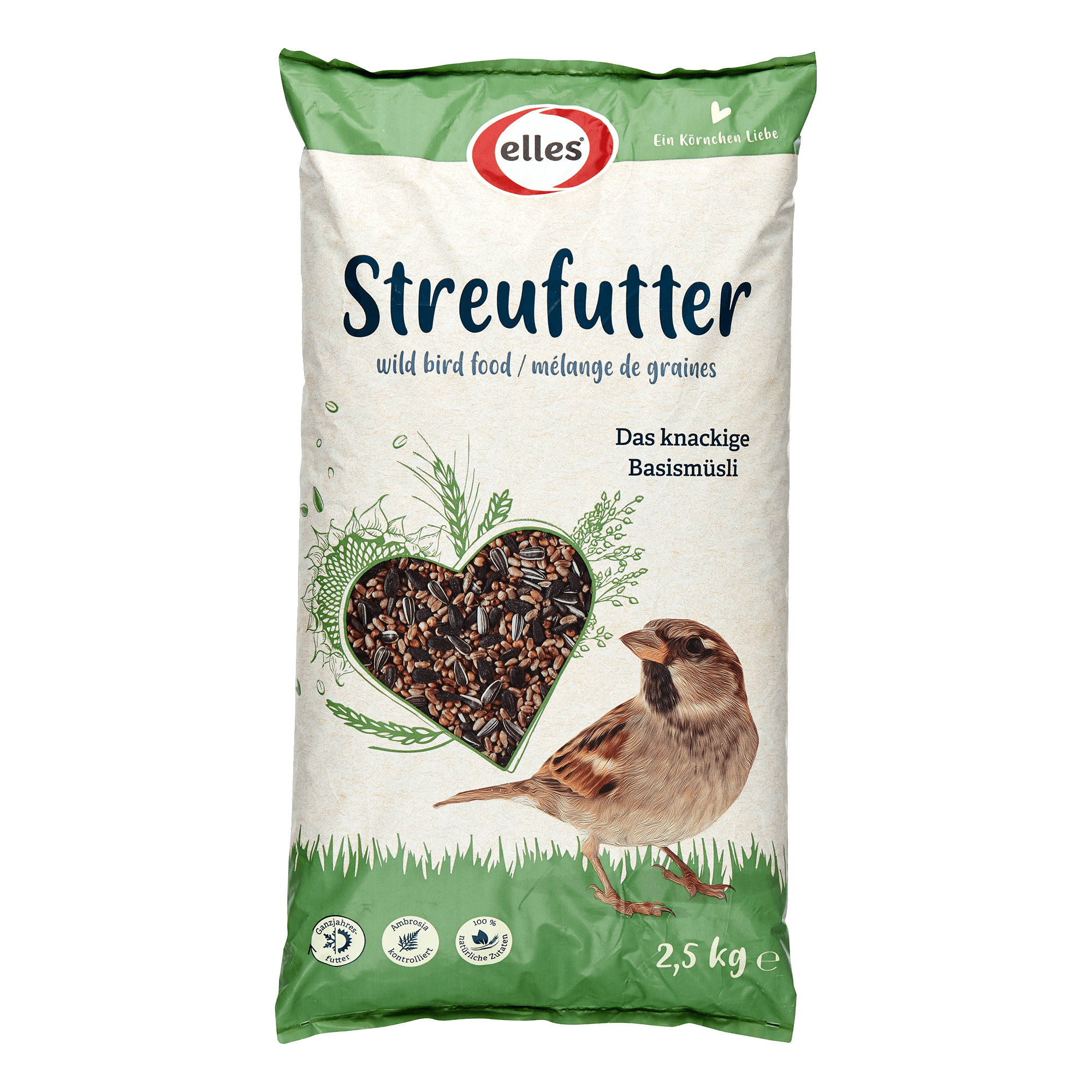 elles - Streufutter 2,5kg - 6 x 2.5 kg - 3