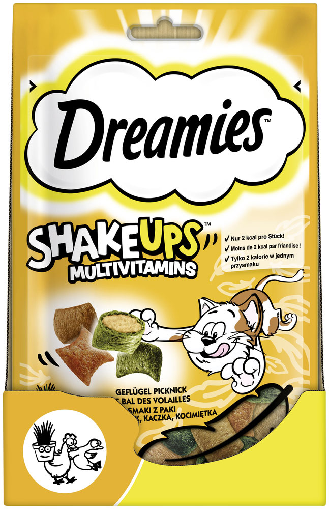 Dreamies - Shake Ups mit Geflügel - 1 x 55g - 3