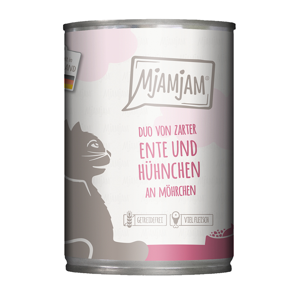 MjAMjAM - DUO von zarter Ente & saftigem Hühnchen an Möhrchen - 1