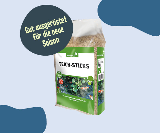 NEU: Teichsticks für deine Fische