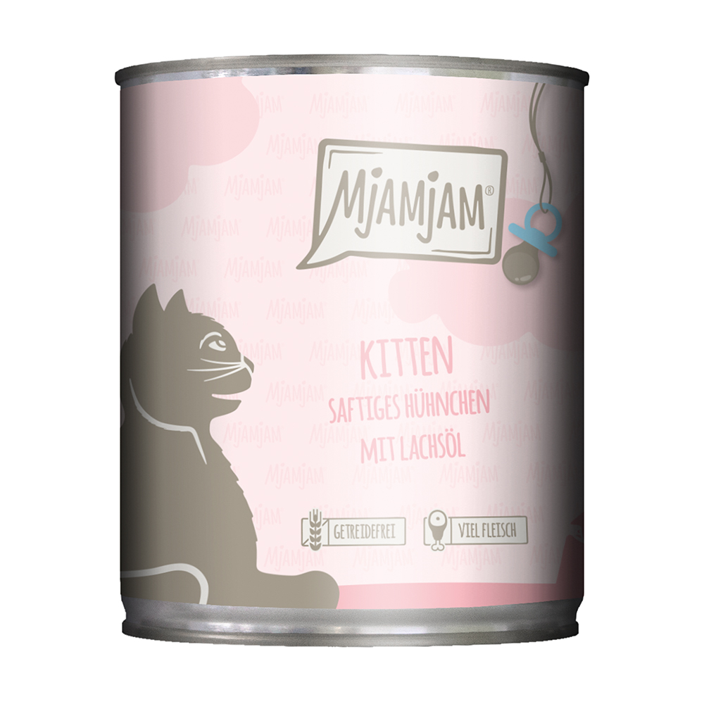 MjAMjAM - Kitten saftiges Hühnchen mit Lachsöl - 1