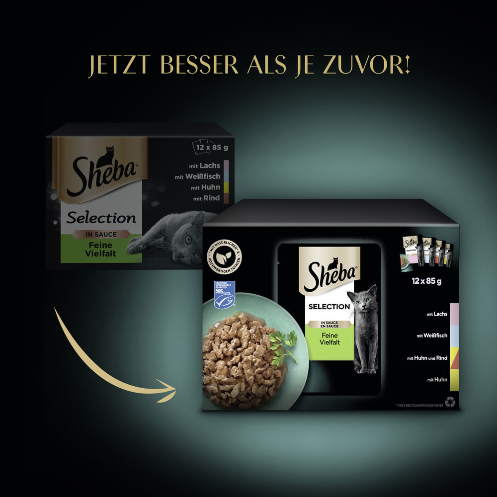 Sheba - MP Selection Feine Vielfalt (MSC) - 4 x 1.02 kg - 3