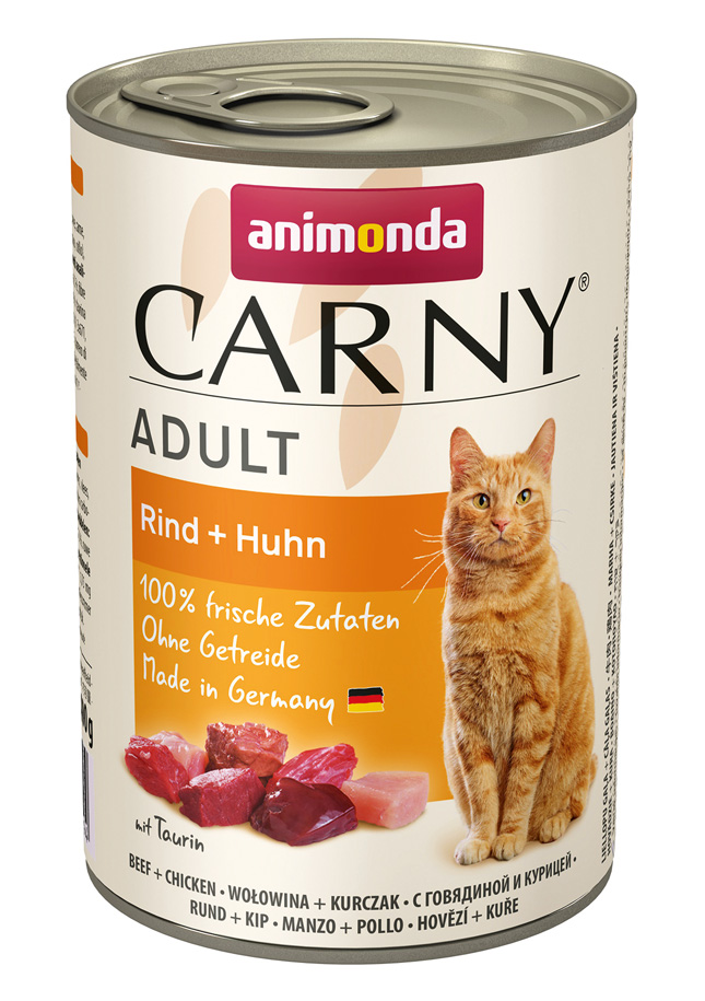 Animonda Carny - Adult Rind + Huhn - 6 x 400 g - 1