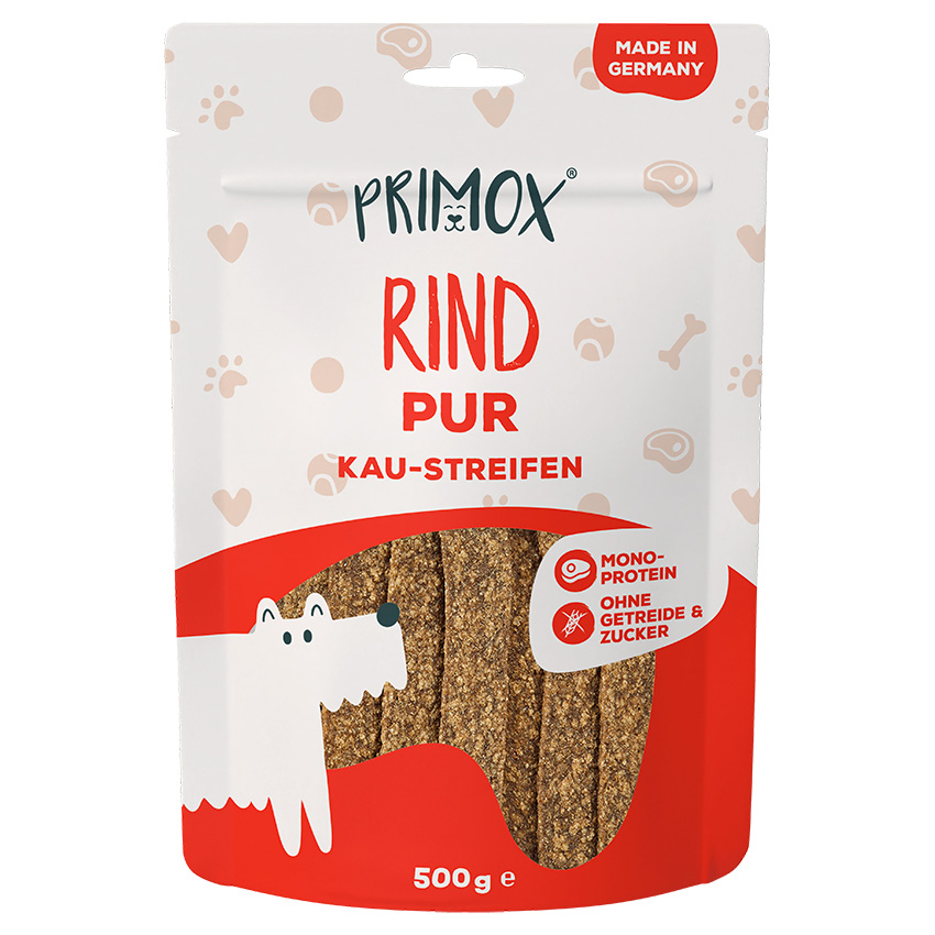 Kaustreifen Rind pur 500g