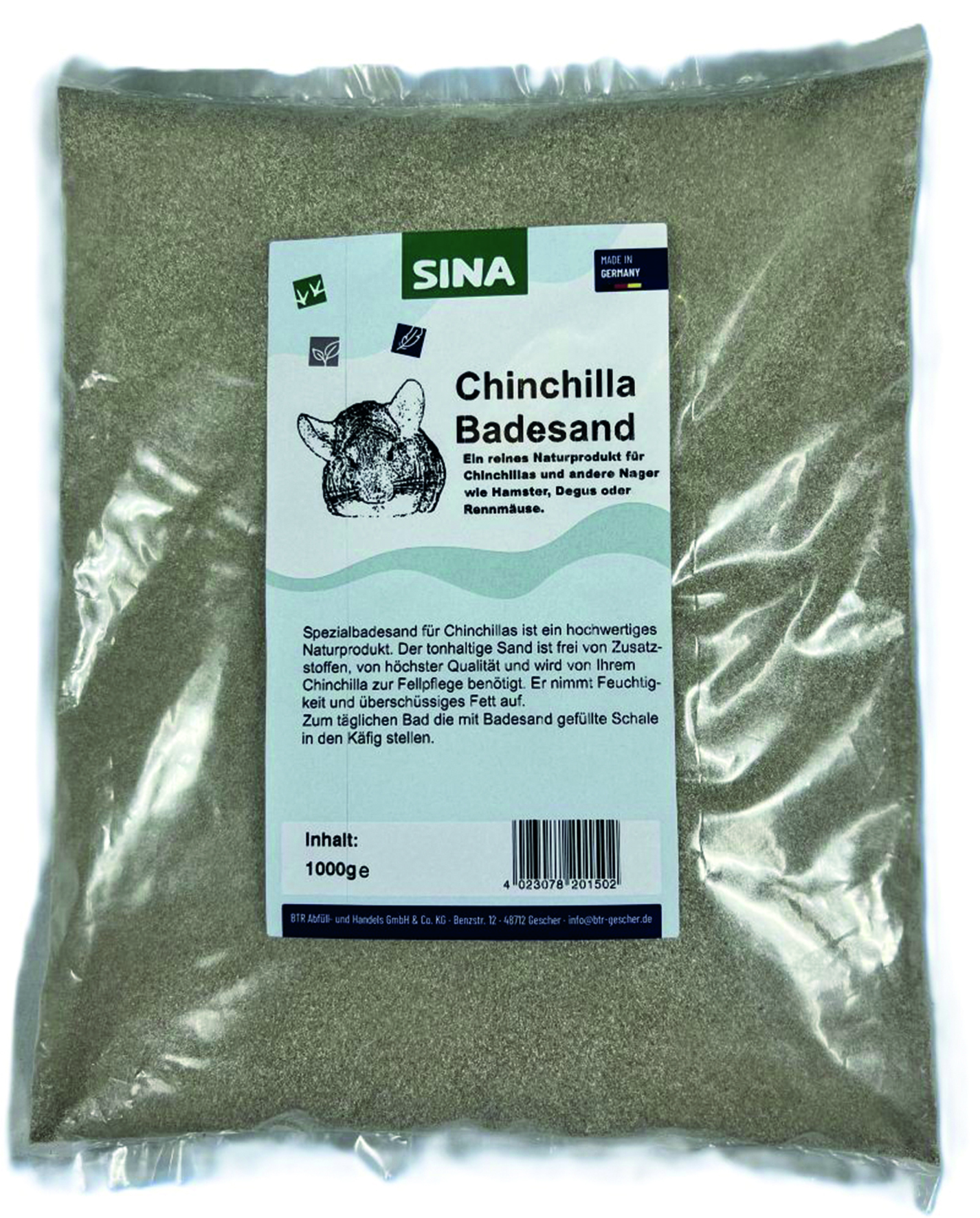 Chinchilla Badesand