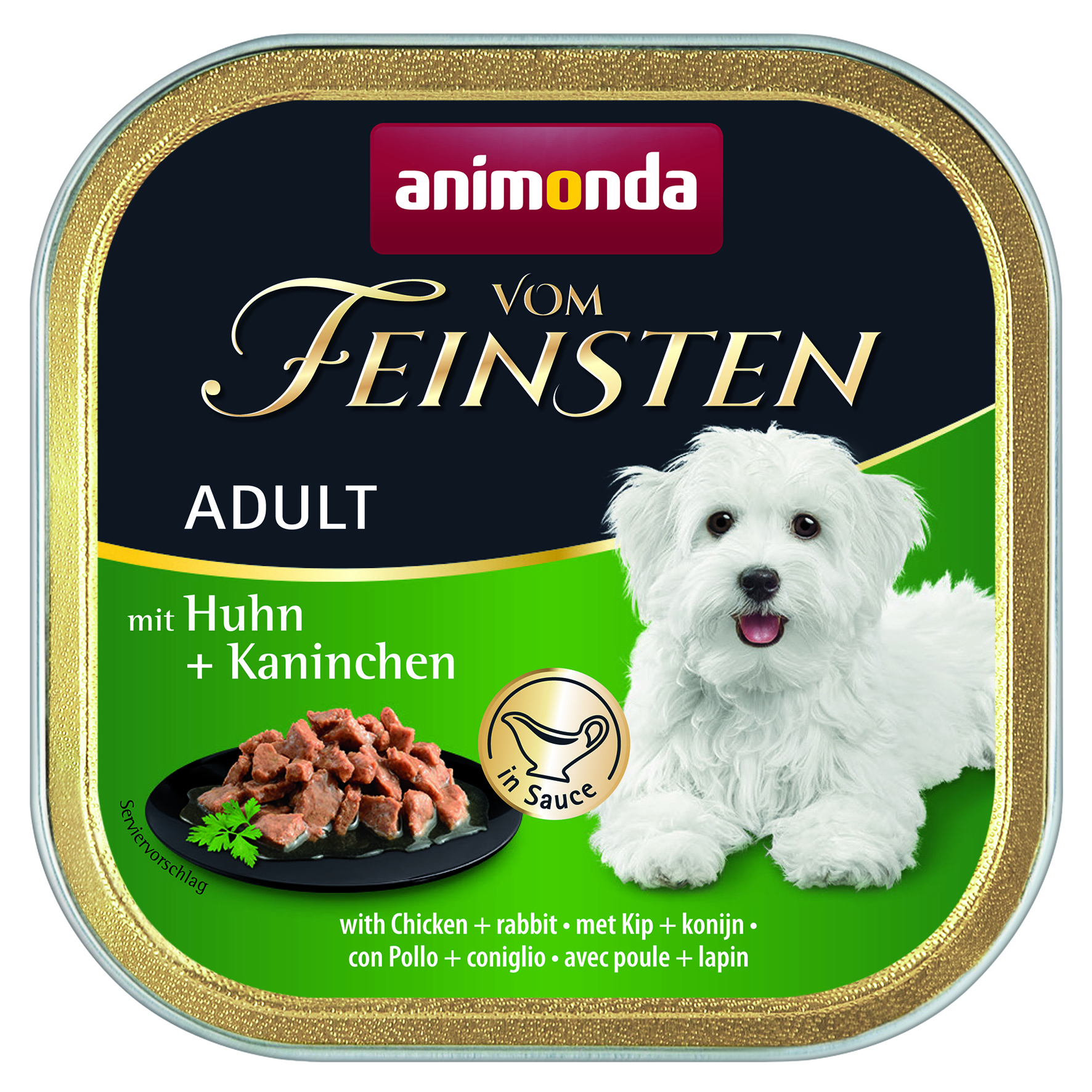 Adult mit Huhn & Kaninchen