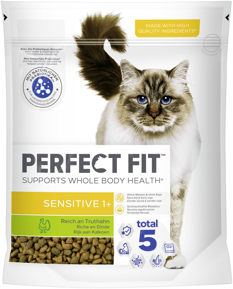 Perfect Fit - Sensitive 1+ Reich an Truthahn - 6 x 750g - 1