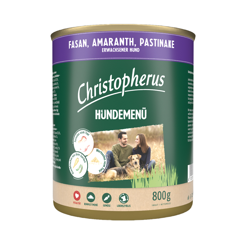 Allco Christopherus - Hundemenü mit Fasan, Amaranth & Pastinake - 1
