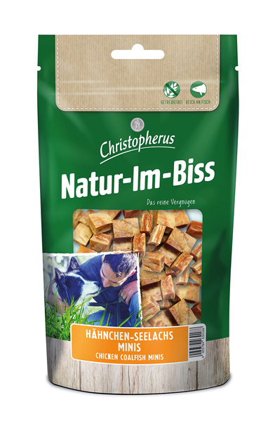 Allco Christopherus - Natur-im-Biss Hähnchen-Seelachs-Minis Allco Christopherus - Natur-im-Biss Hähnchen-Seelachs-Minis