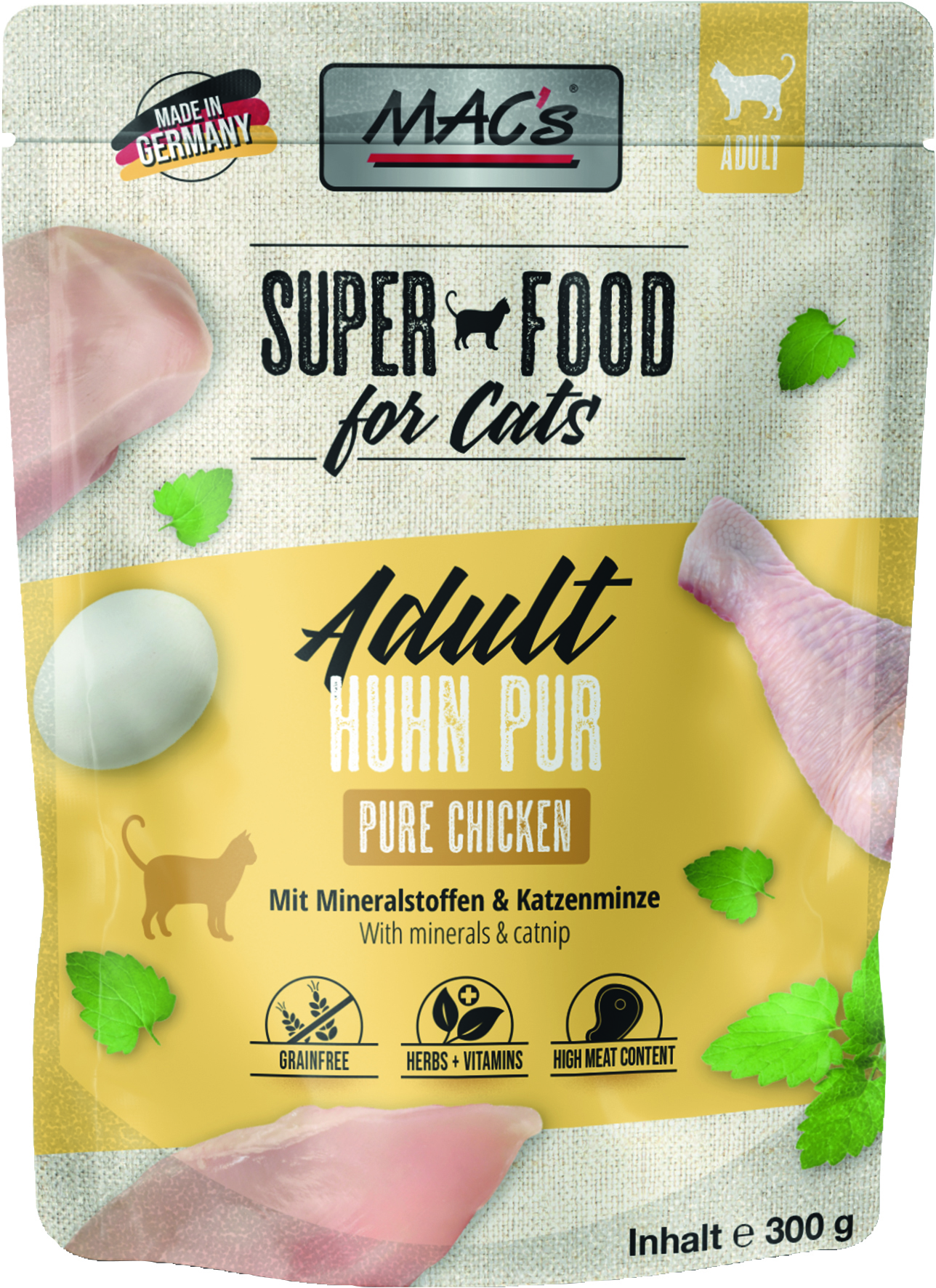 MAC´s CAT Pouch Huhn pur