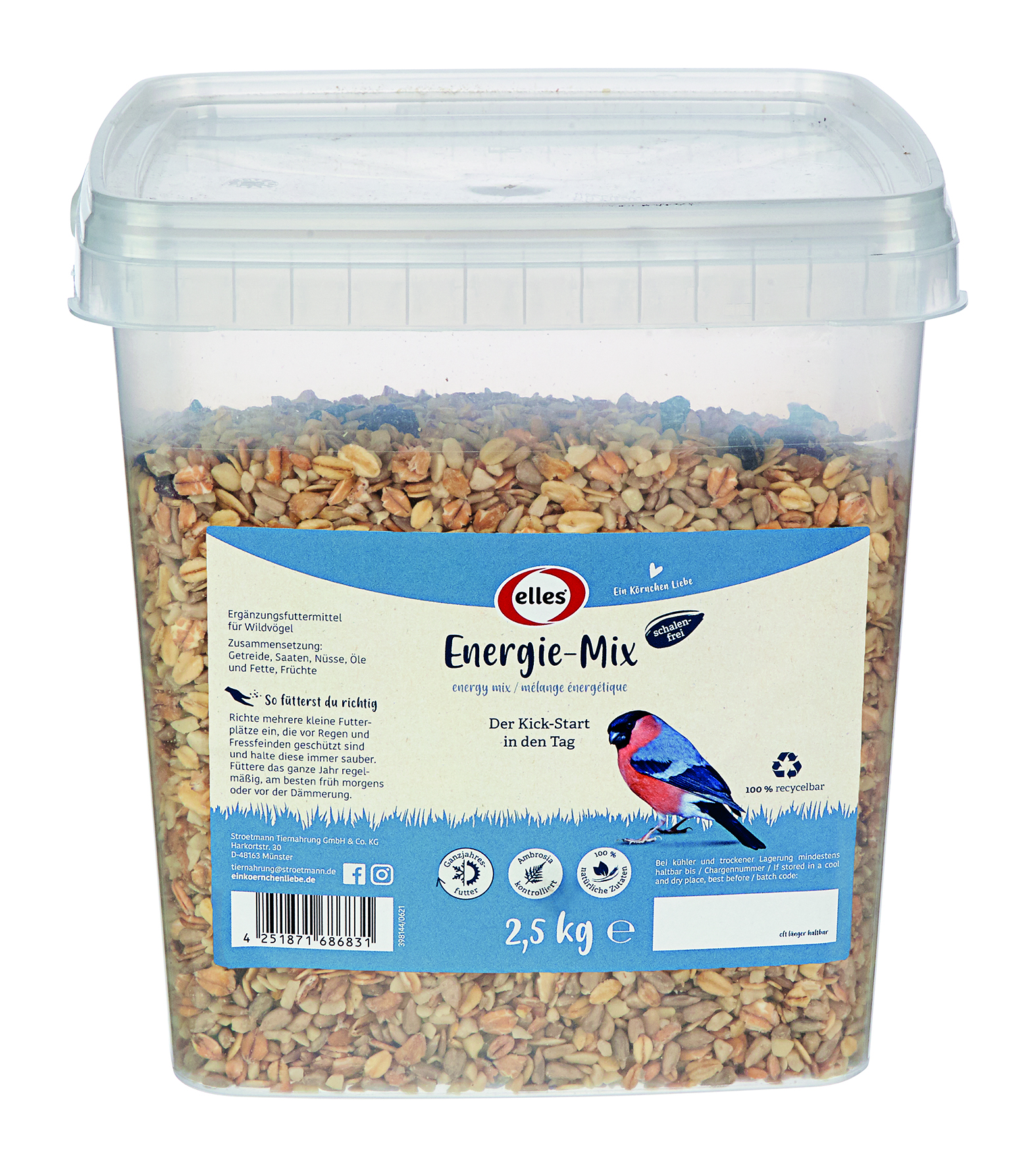 Energie-Mix 2,5kg Eimer