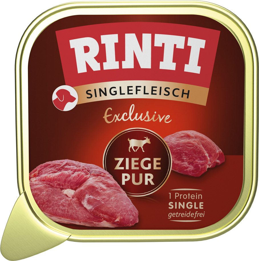 Rinti - Singlefleisch Exclusive Ziege pur - 1