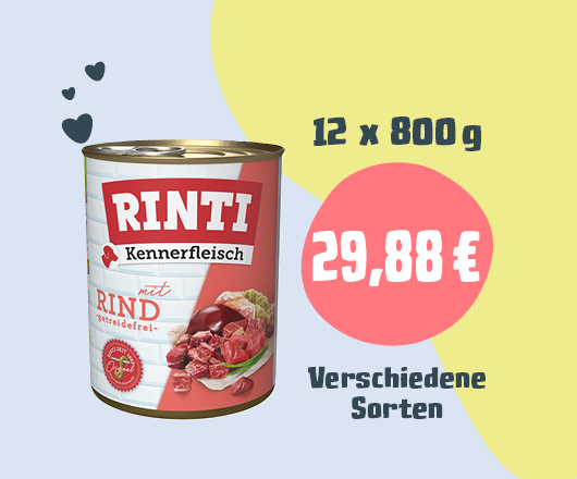Knaller-Preis: Rinti 12 x 800g