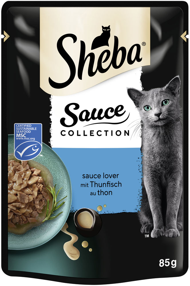 Sheba - Collection Sauce Lover mit Thunfisch (MSC) - 28 x 85 g - 1