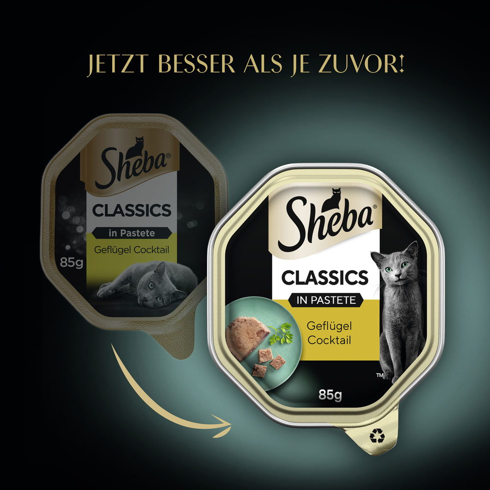 Sheba - Classic Geflügel-Cocktail - 22 x 85g - 4