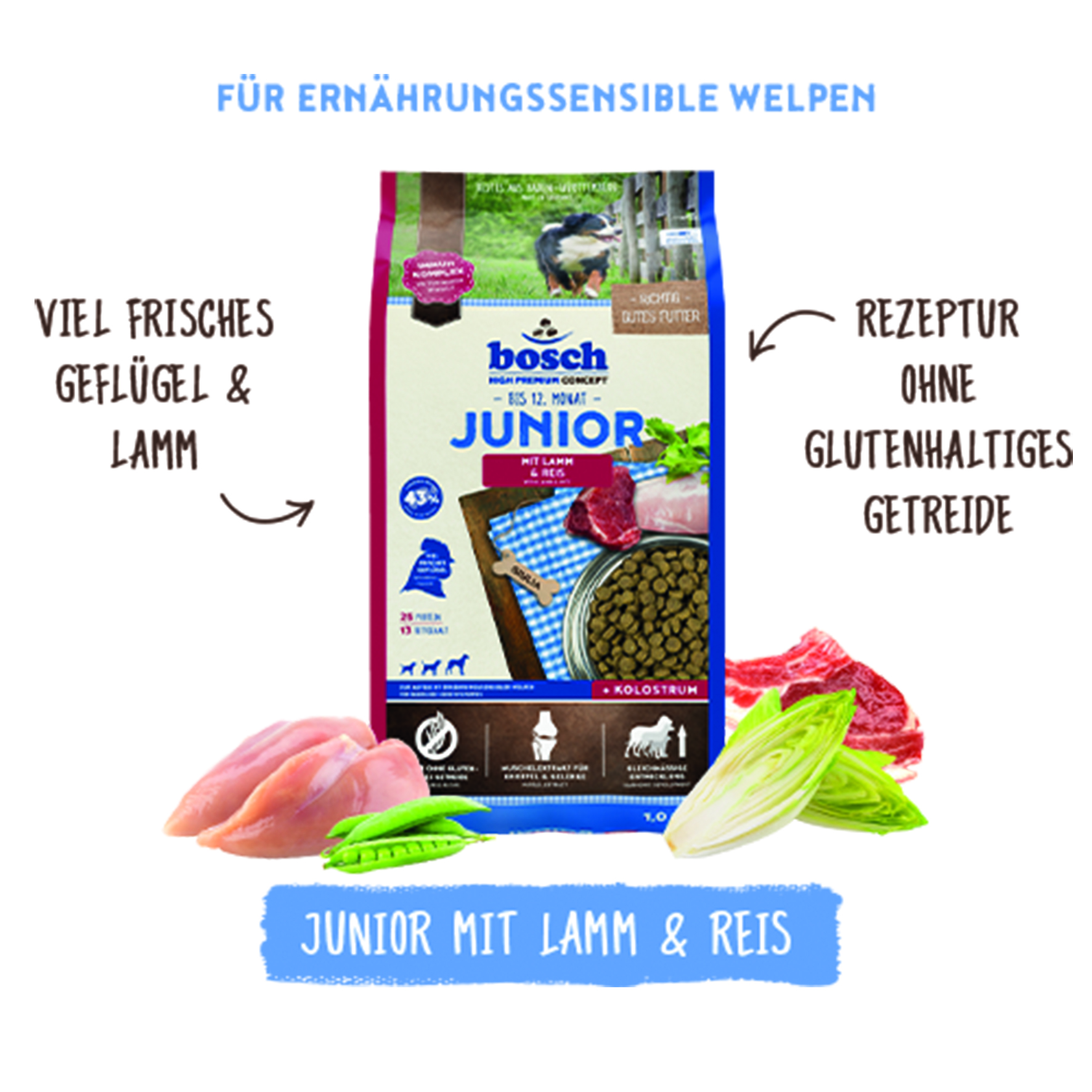 Bosch - Junior Lamm & Reis - 5 x 1kg - 2