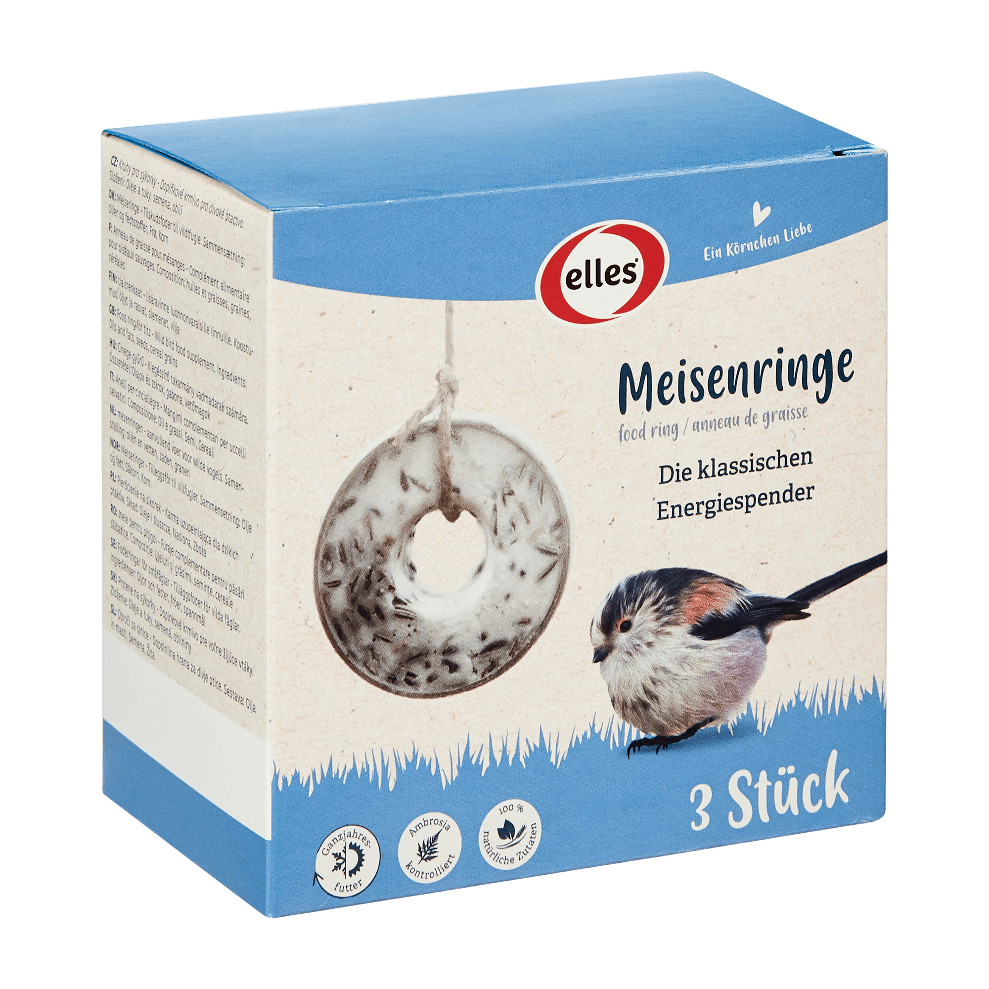 elles - Meisenringe 3 Stück - 20 x 150 g - 2