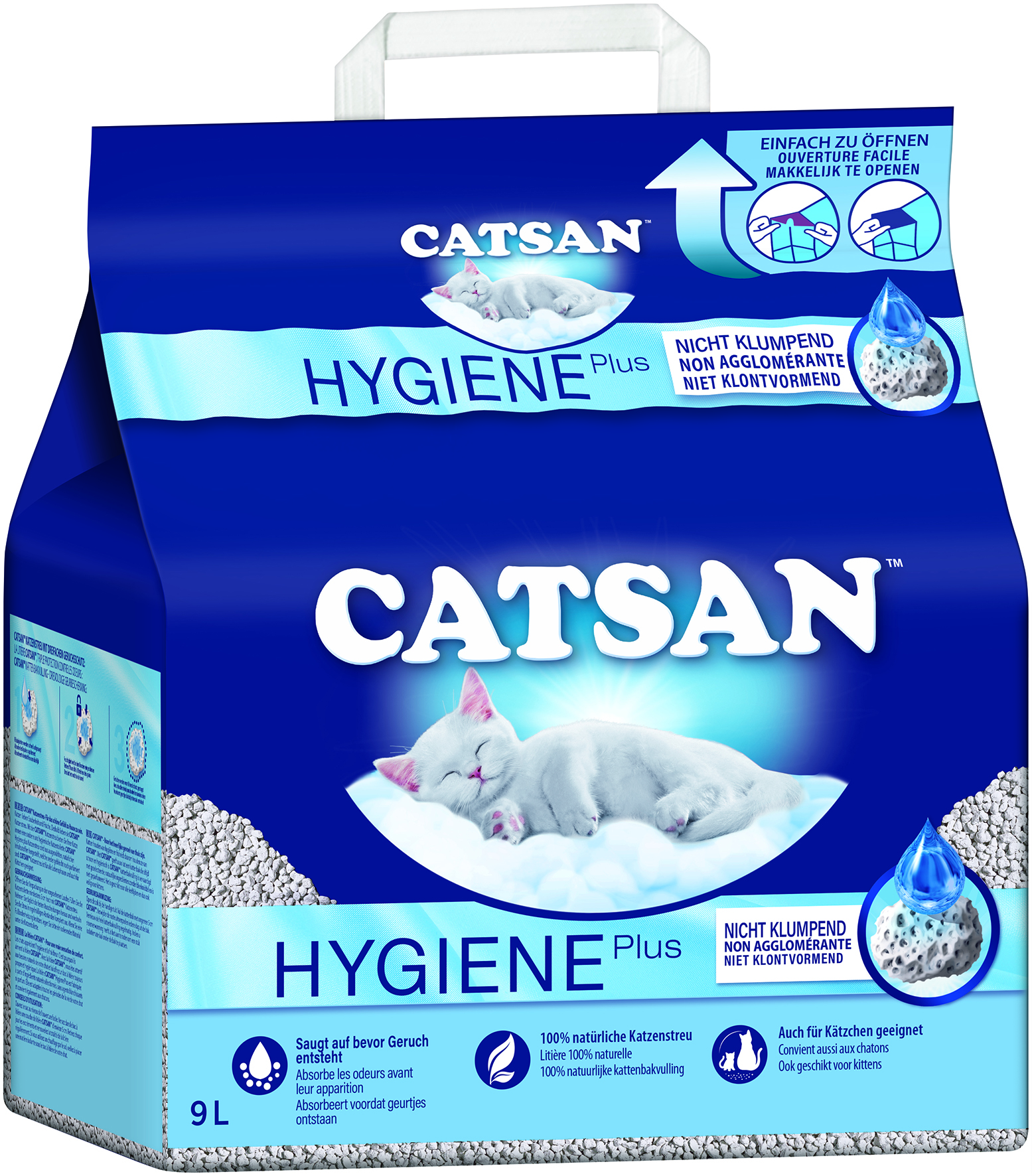 Catsan - Hygiene Plus - 1 x 9 Liter - 1