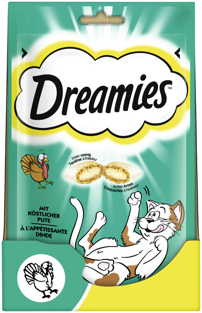 Dreamies - mit Pute 60g - 1 x 60g - 3
