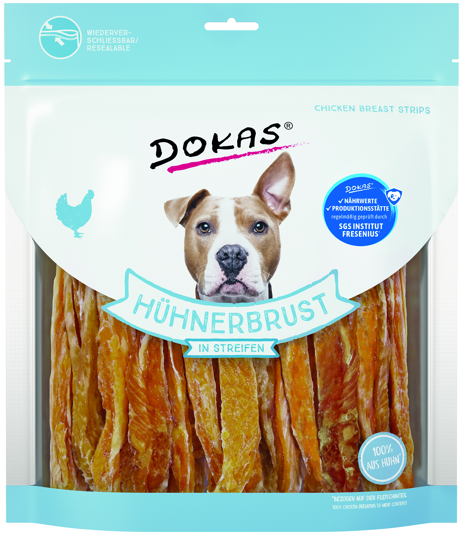 Hühnerbrust in Streifen