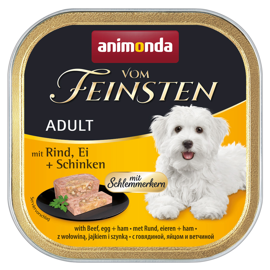 Animonda Vom Feinsten - mit Rind, Ei + Schinken - 22 x 150 g - 1