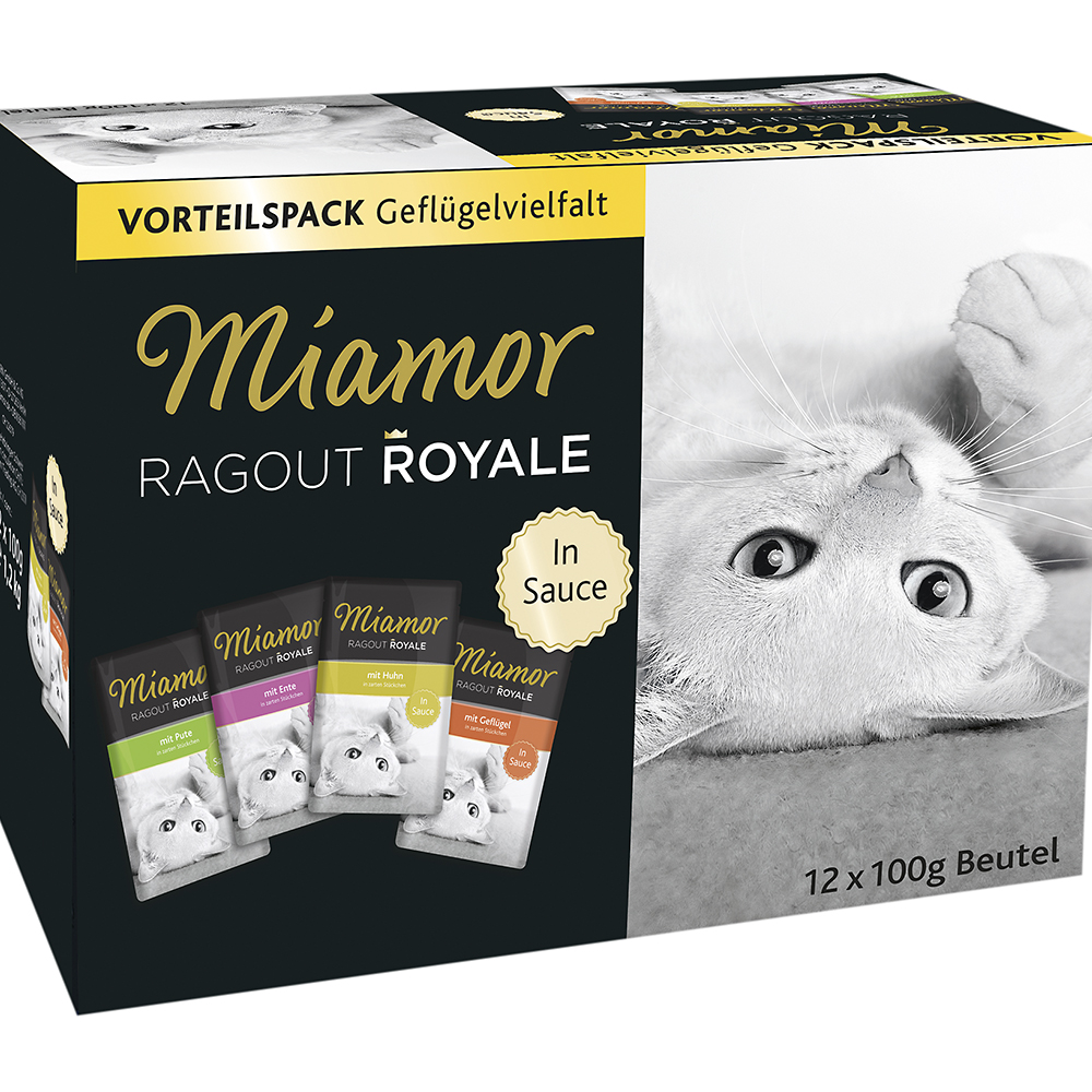 Miamor Ragout Royal Geflügelvielfalt in Sauce Multibox