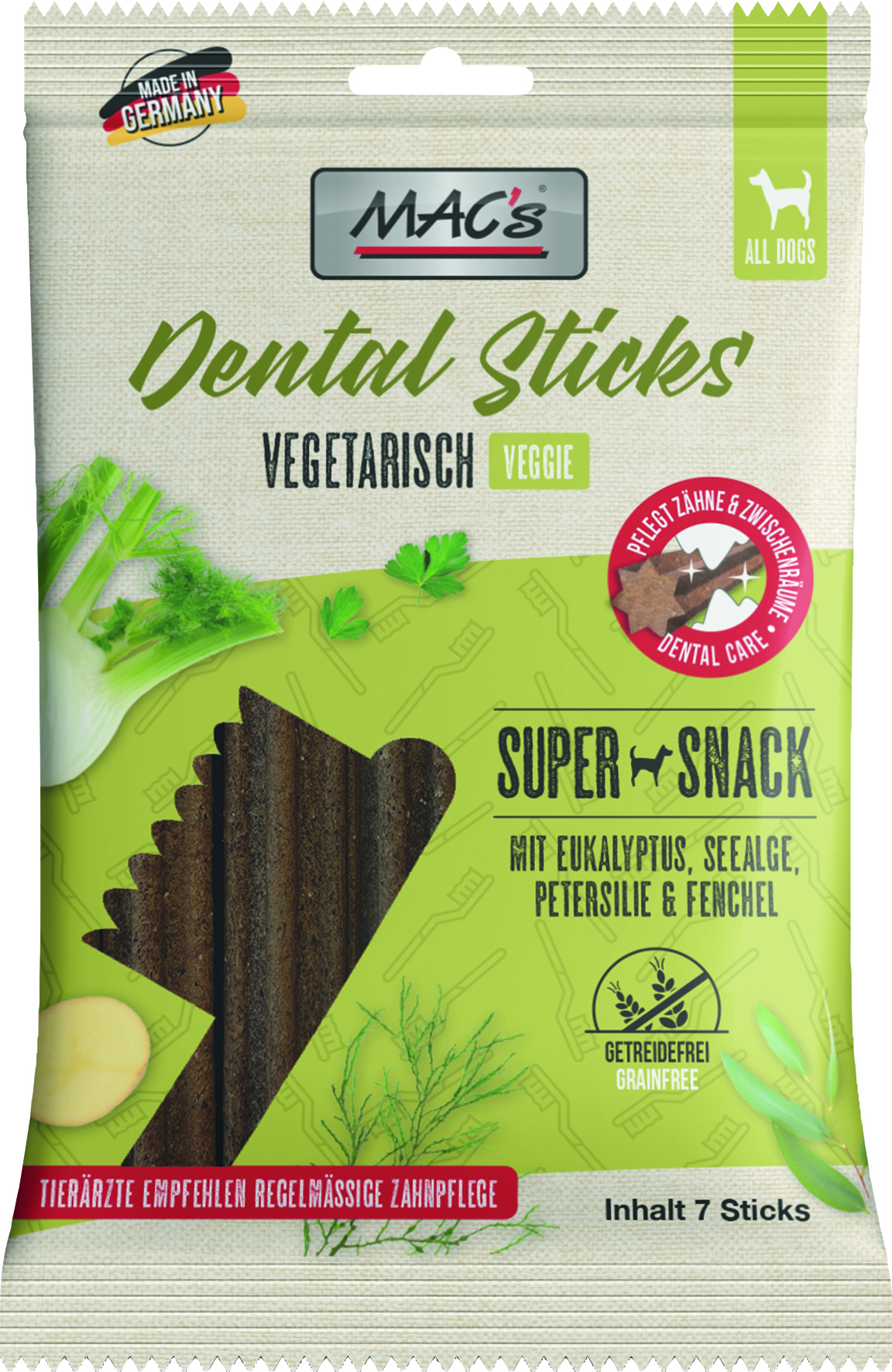 DOG Dental Sticks Vegetarisch