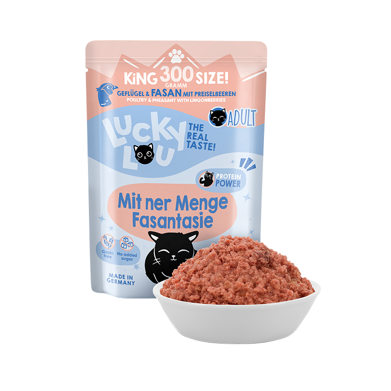 Lucky Lou - Adult Geflügel & Fasan - 6 x 300 g - 3