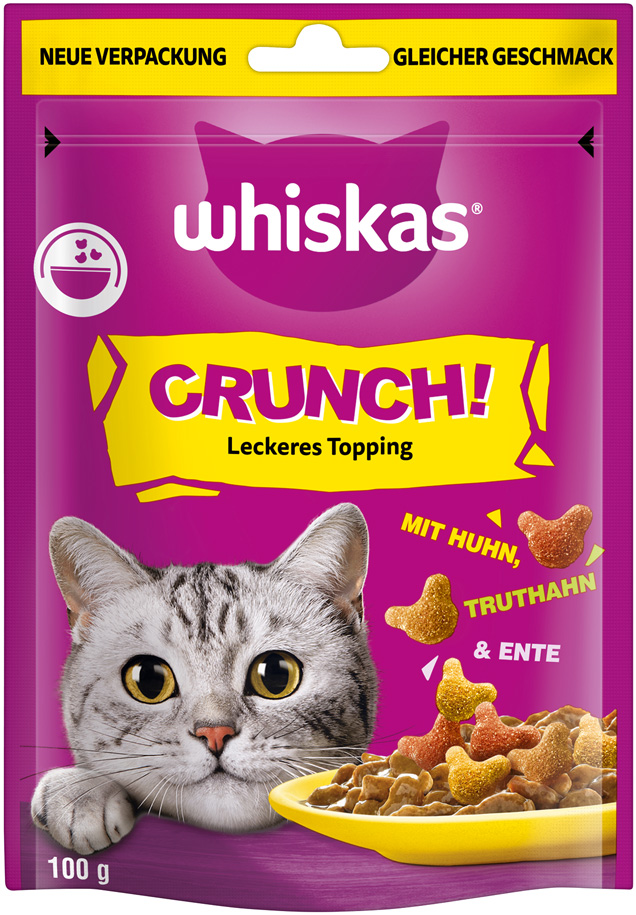 Whiskas - Crunch Huhn, Truthahn & Ente - 1