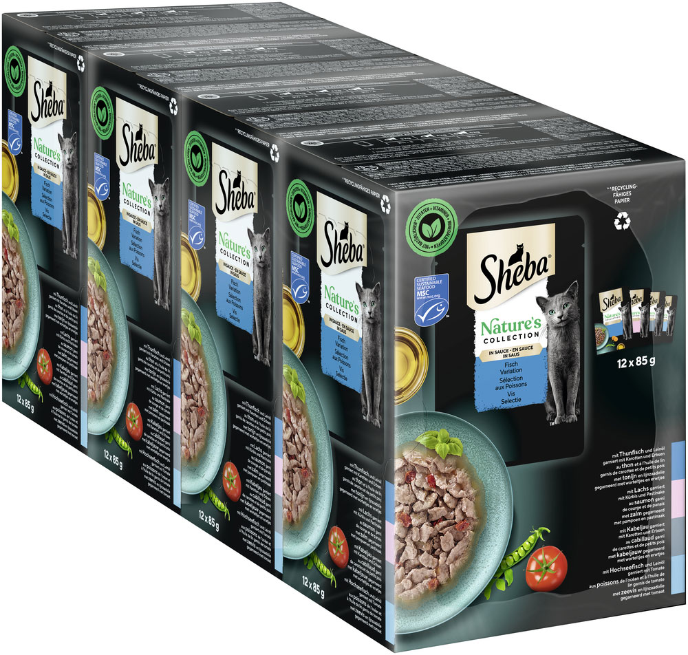 Sheba - Natures Collection Sauce Lover Feine Vielfalt - 4 x 1020g - 3