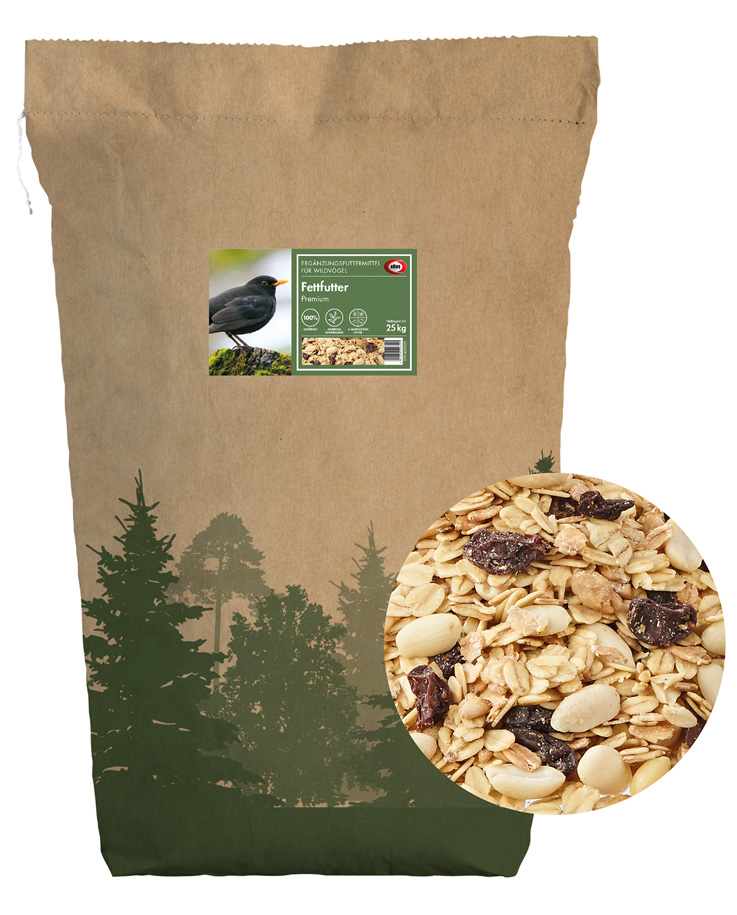 elles - Premium Fettfutter 25kg Sondermischung - 1 x 25 kg - 1