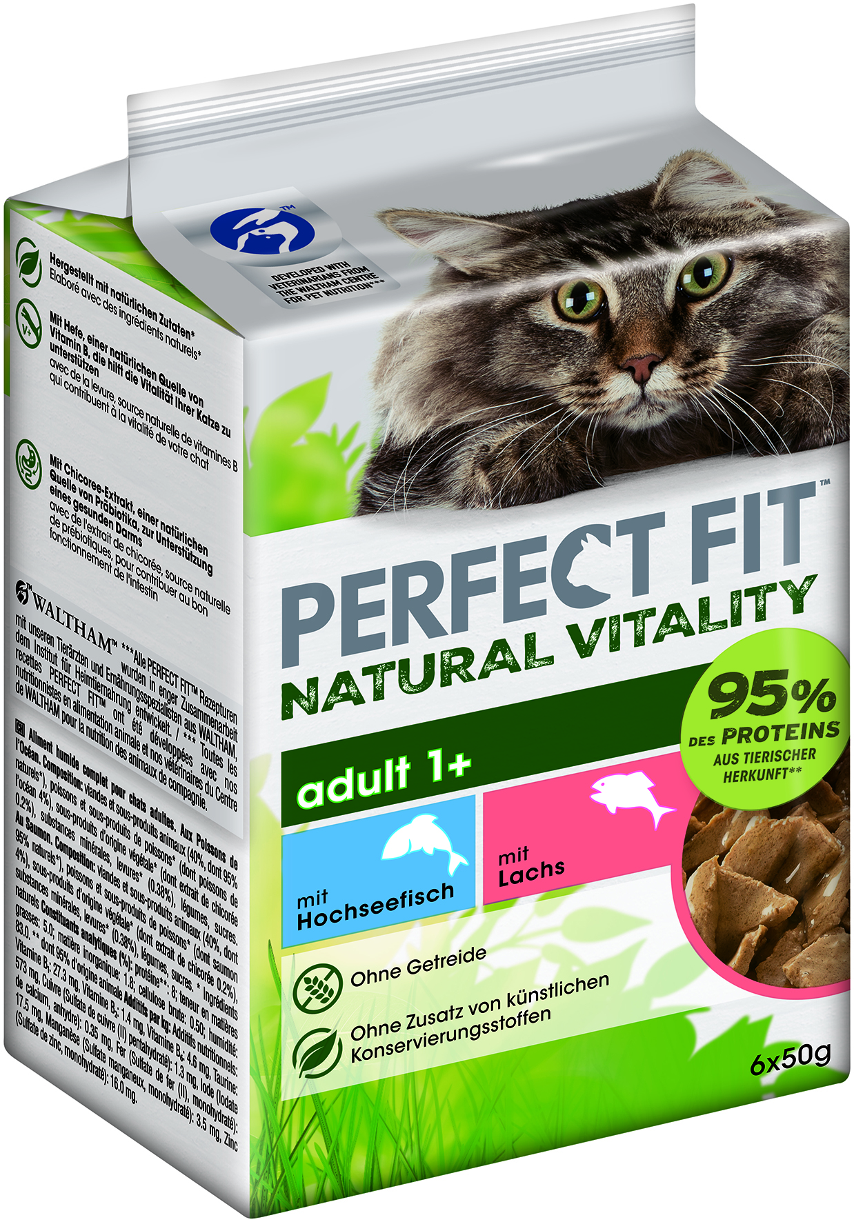 Natural Vitality mit Lachs & Fisch