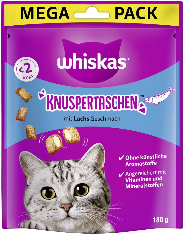 Whiskas - Knuspertaschen mit Lachs
