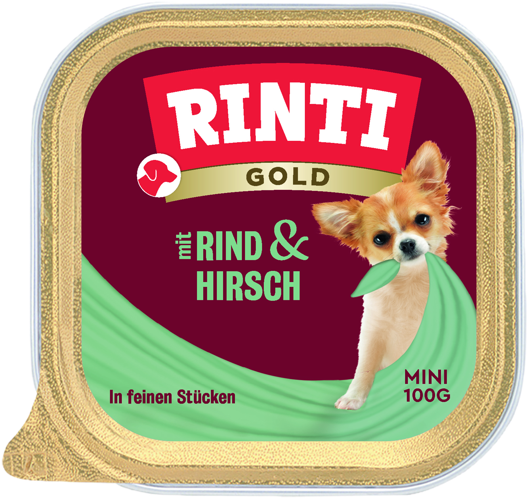 Gold mini Hirsch & Rind