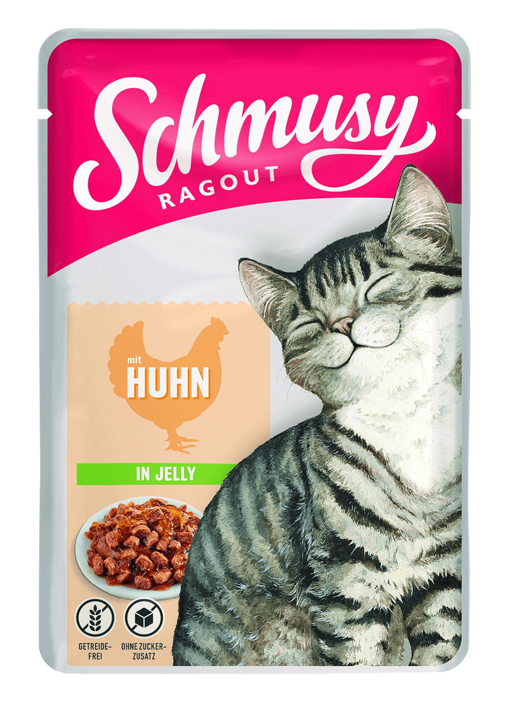 Schmusy - Ragout mit Huhn in Jelly - 22 x 100 g - 1