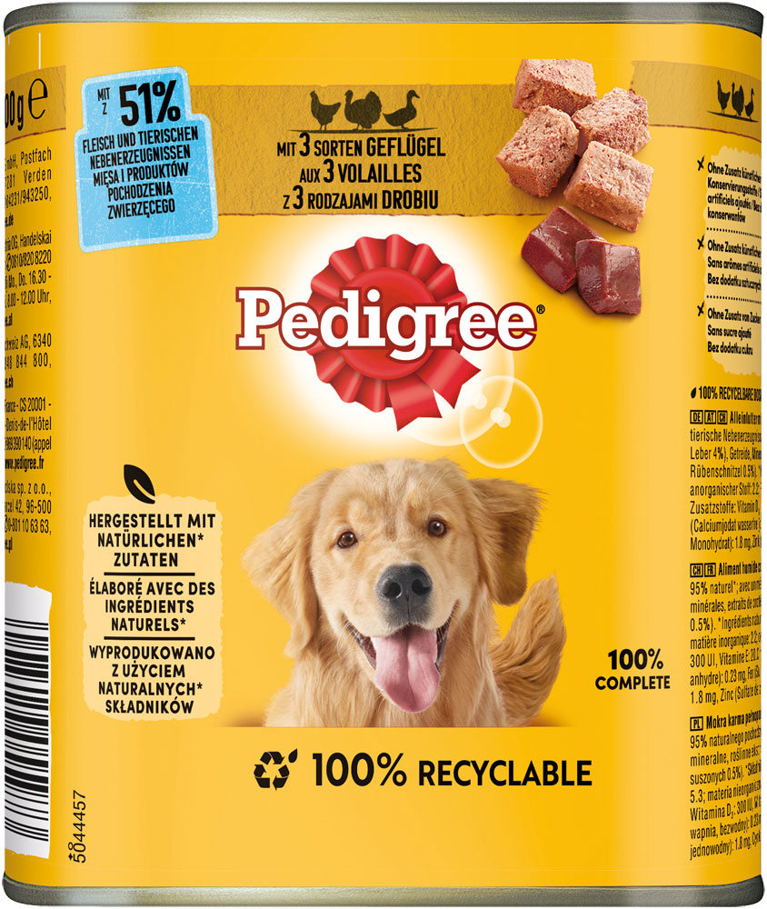 Pedigree - Classic 3xGeflügel - 12 x 800g - 3