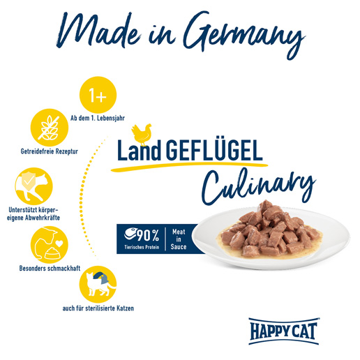 Happy Cat - Pouch Culinary Land Geflügel - 2