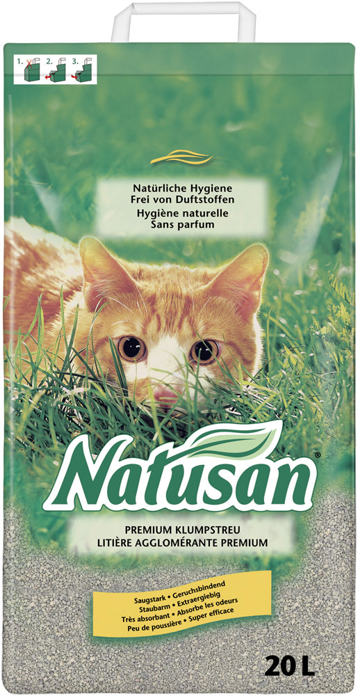 Natusan - Premium Klumpstreu - 1 x 20 Liter - 1