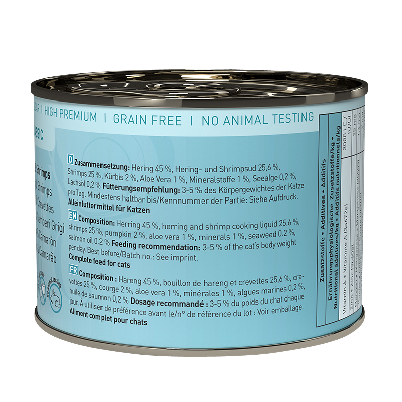 Catz Finefood - CLASSIC Hering & Shrimps - 6 x 200g - 4