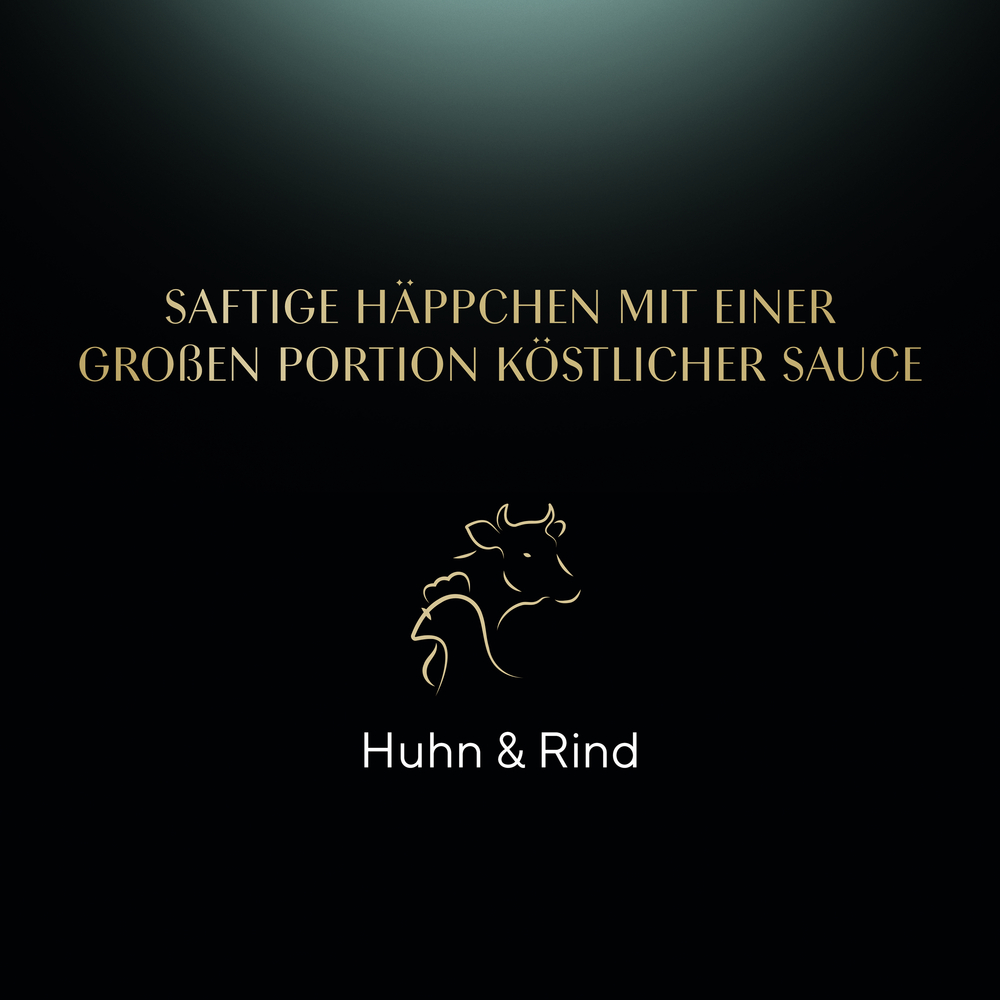 Sheba - Selection in Sauce mit Huhn & Rind - 28 x 85 g - 3