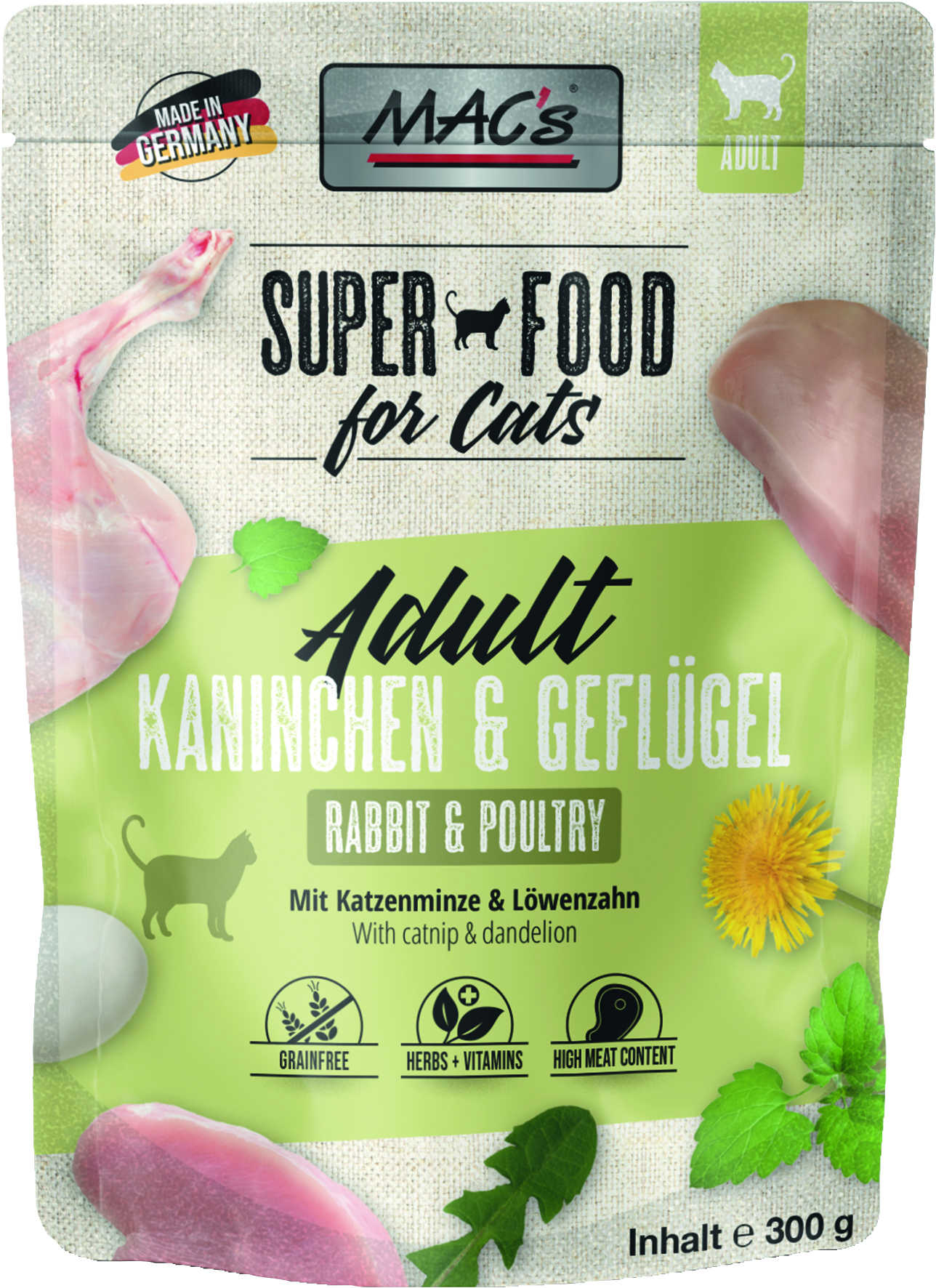 MAC´s Cat Pouch Kaninchen & Geflügel