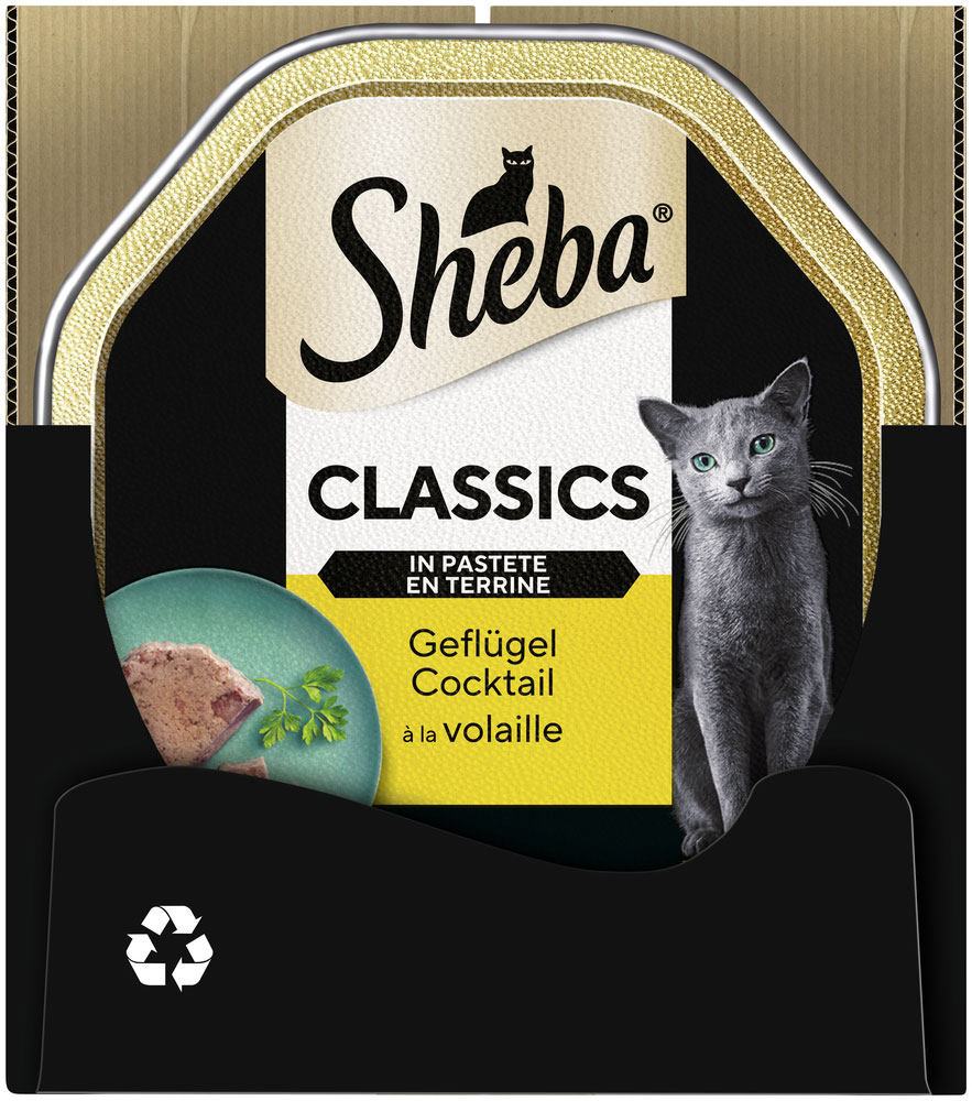 Sheba - Classic Geflügel-Cocktail - 22 x 85g - 5