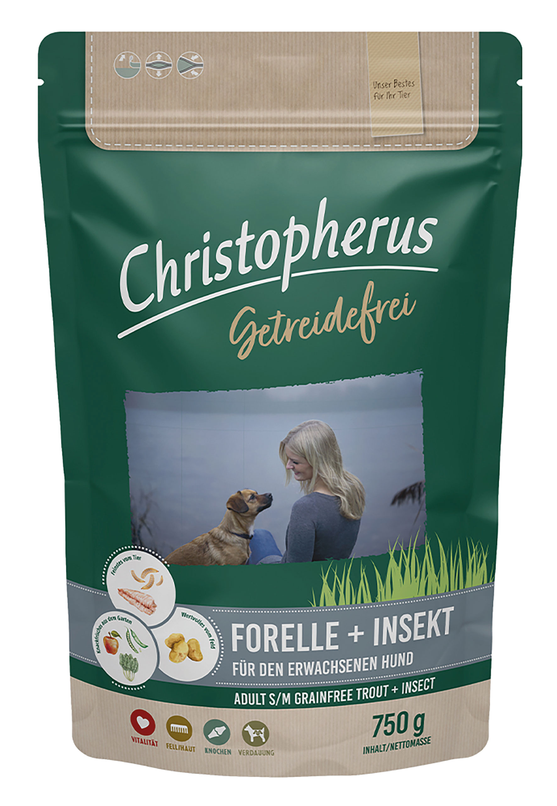 Christ Forelle+Insekt