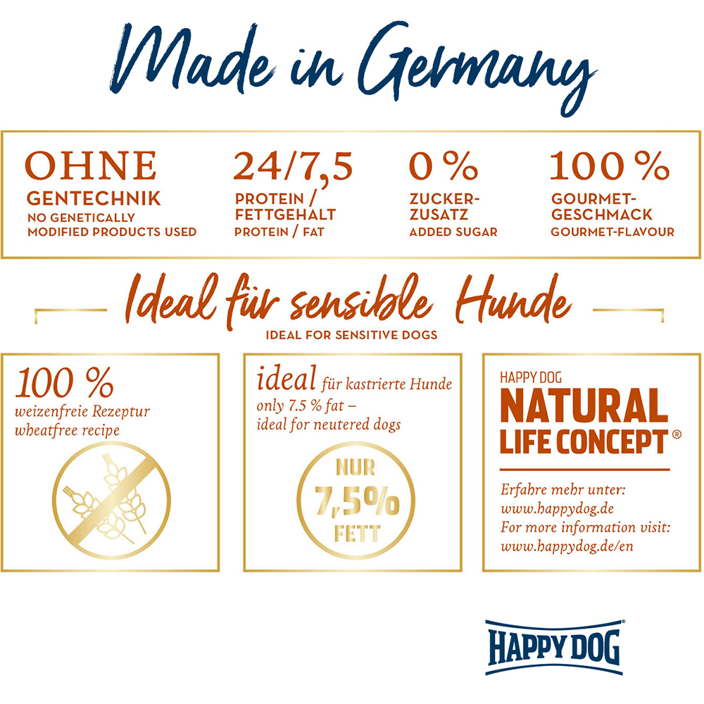 Happy Dog - Sensible Mini Toscana - 1 x 4 kg - 5