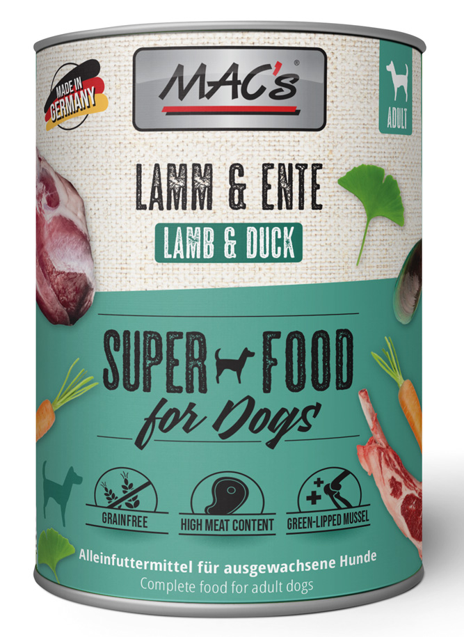 MAC´s - DOG Lamm & Ente - 6 x 800 g - 1