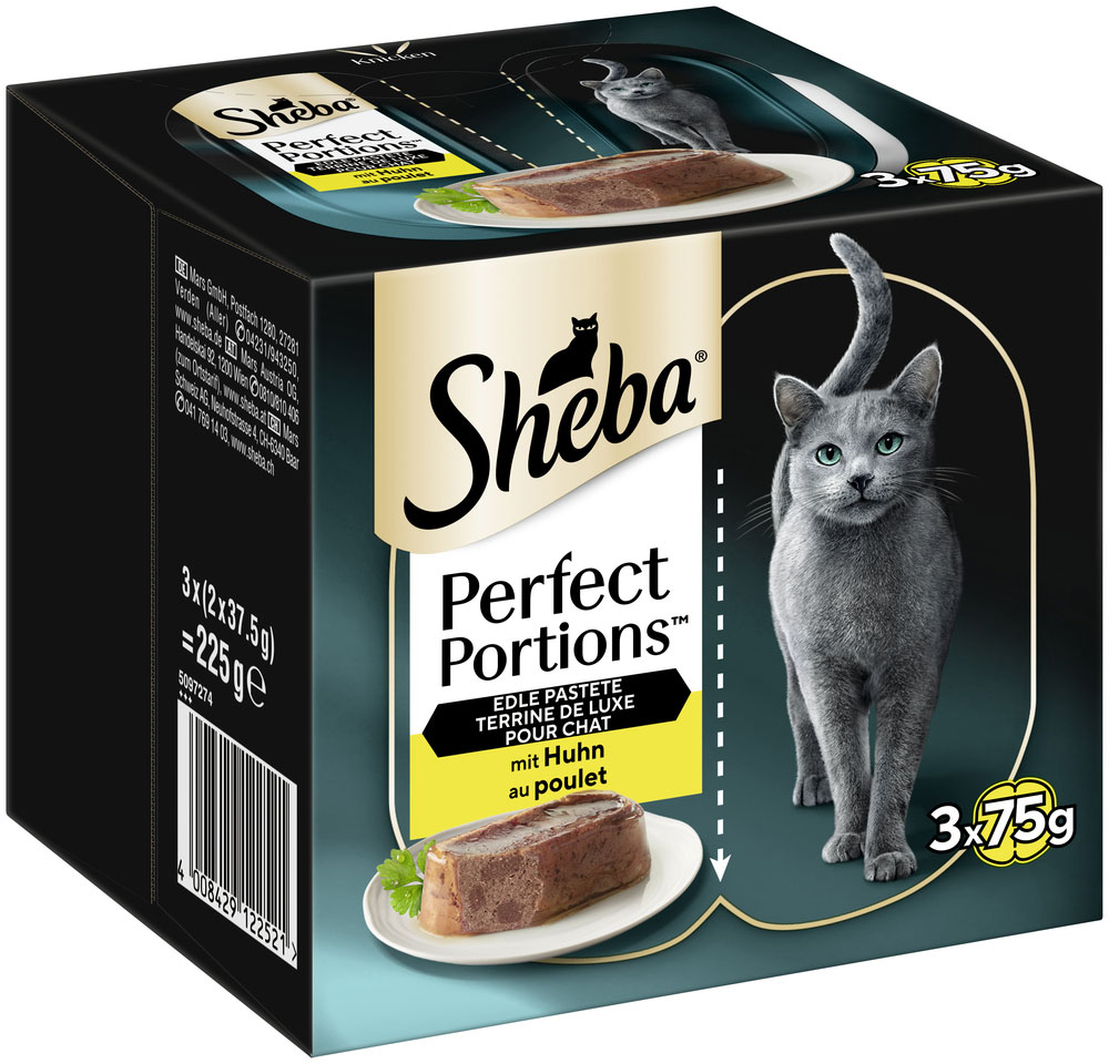 Sheba - Sheba Perfect Portions mit Huhn - 8 x 6X37,5g - 2